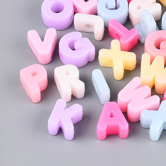 Имитации акриловых шариков желе, алфавит