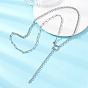304 скрепки из нержавеющей стали, цепочка, кабель, лариат, ожерелья, с застежками пружинного кольца, не тускнеет