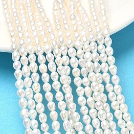 Нити из натурального культивированного пресноводного жемчуга, рис, класс 4