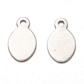 201 Stainless Steel Chain Extender Drop, Stamping Blank Tag, Laser Cut, Teardrop