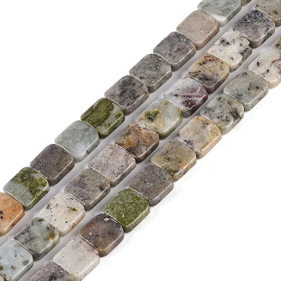Natural Agate Beads Strands, Square