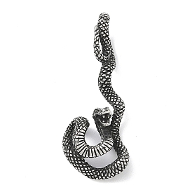 304 из нержавеющей стали большие кулоны, змея, ручная полировка