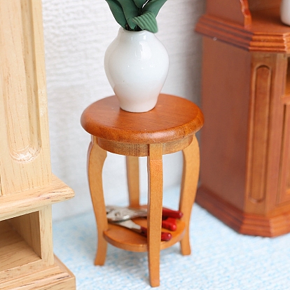 Миниатюрные украшения из дерева, аксессуары для домашнего кукольного домика с микро-ландшафтом, притворяясь опорными украшениями