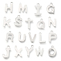 201 Stainless Steel Charms, Alphabet