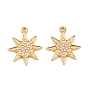 304 подвески из нержавеющей стали, звезда, с абс пластмассовым, реальный 18 k позолоченный, вакуумное покрытие pvd