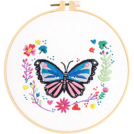 Handmade embroidery for beginners DIY fabric cross stitch material package embroidery frame painting kit European embroidery