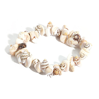 Boho Shell Handmade Bracelet for Beach Photography and Festivals