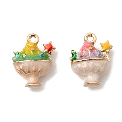 Подвески из эмали и сплава, мороженое прелести, долговечный, золотые