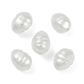 Glass Profiled Pearl Beads, Pearlized, Oval