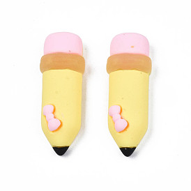Opaque Resin Cabochons, Pencil