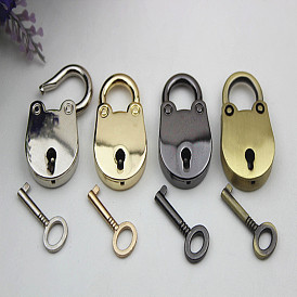 Zinc Alloy Twist Bag Lock Purse Catch Clasps, Oval-shaped Lock, for DIY Bag Purse Hardware Accessories