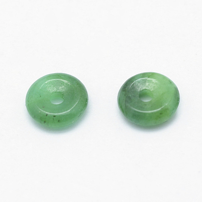 Натуральный маньяк нефрит / бурма-нефрит, окрашенные, пончик / пи-диск