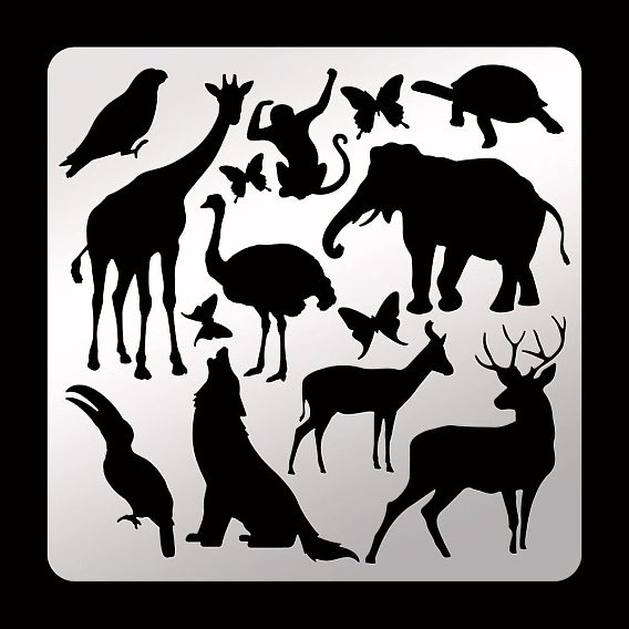 Трафареты для штампов из нержавеющей стали, для diy scrapbooking / фотоальбом, декоративная тисняющая бумажная карточка, цвет нержавеющей стали