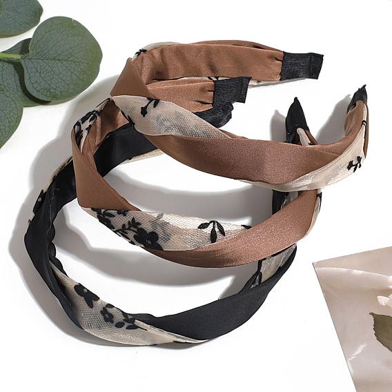 Ткань ленты для волос, аксессуары для волос для женщин и девочек