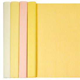 4 рулоны 4 рулоны цветной крепированной бумаги, упаковочный цветок ручной работы материал своими руками