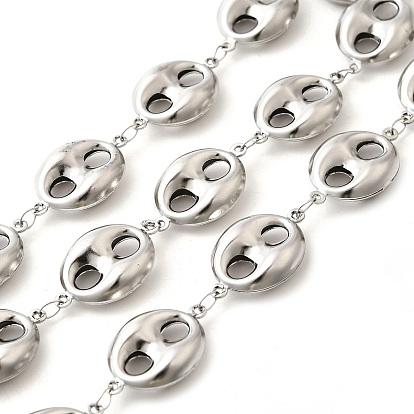 304 цепи из нержавеющей стали ссылка, несварные, овальные, с катушкой