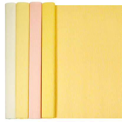 4 рулоны 4 рулоны цветной крепированной бумаги, упаковочный цветок ручной работы материал своими руками