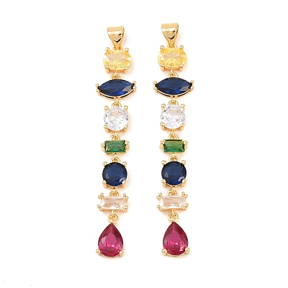 Латуни циркония кубической подвески, слезинки, стойки покрытие, долговечный, без свинца и без кадмия