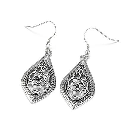 316 Surgical Stainless Steel Dangle Earrings, Hypoallergenic Earrings, Drop