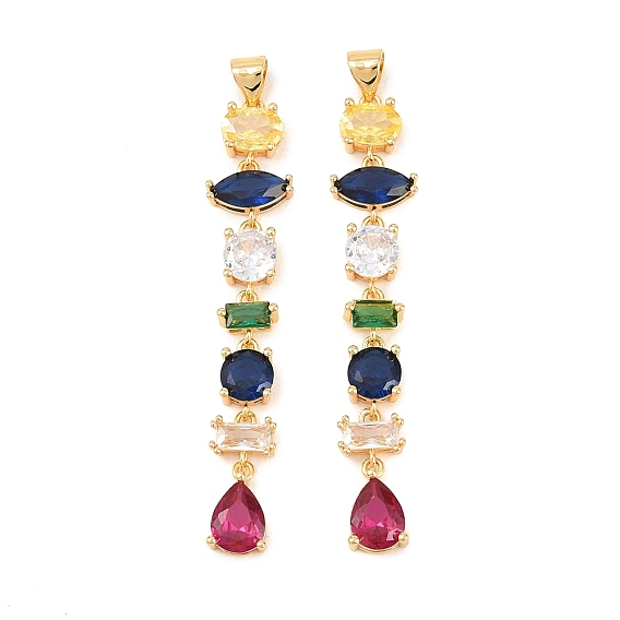 Латуни циркония кубической подвески, слезинки, стойки покрытие, долговечный, без свинца и без кадмия