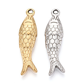 304 из нержавеющей стали рыба кулоны