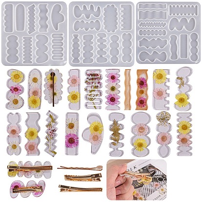 Силиконовые формы кабошон нестандартной формы своими руками для заколок для волос, формы для литья смолы, для уф-смолы, изготовление изделий из эпоксидной смолы