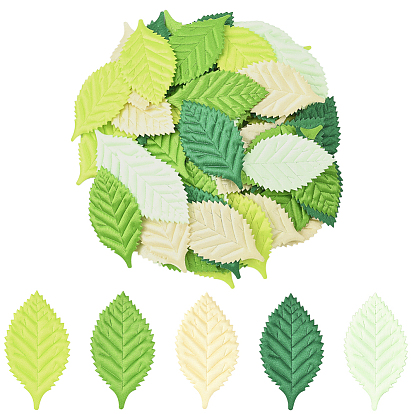 200шт. полиэстеровые декоративные элементы в виде листьев