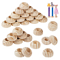 30 шт. подставки из сосны для кукол, круглые