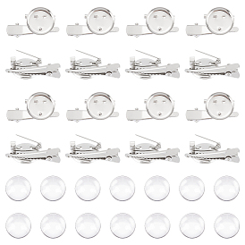 Набор для изготовления заколок для волос из железной броши-купола своими руками