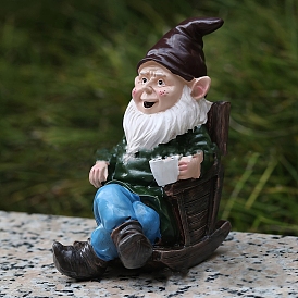 Dwarf Resin Figurines, for Car & Home Office Desktop Ornament