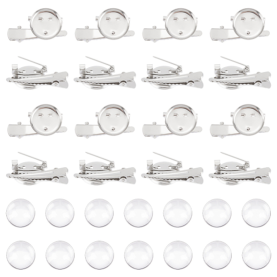 Набор для изготовления заколок для волос из железной броши-купола своими руками