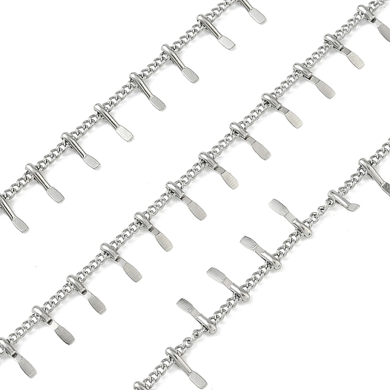 304 из нержавеющей стали обуздать цепи, с прямоугольными подвесками, пайки, с катушкой