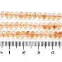Natural Citrine Beads Strands, Faceted, Rondelle
