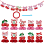 2 Bags 2 Styles Paper Cherry Hanging Banners, for Wedding Party Decorations