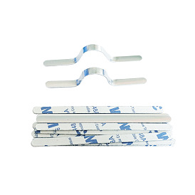 Aluminum Nose Bridge Wire for N95 Mouth Cover, with Adhesive Back, DIY Disposable Mouth Cover Material