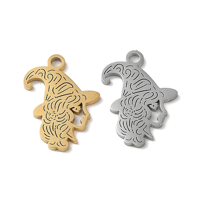 Ионное покрытие (ip) 304 подвески из нержавеющей стали, лазерная резка, чары ведьм