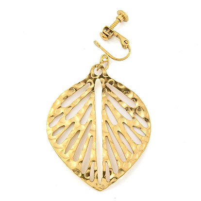 Ионное покрытие (ip) 304 серьги из нержавеющей стали для женщин, лист