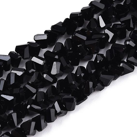 Непрозрачное стекло бисер нитей, треугольные, граненые