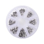 304 Stainless Steel Sutd Earring Findings Kits, with Earring Settings & Ear Nuts, Mixed Shape