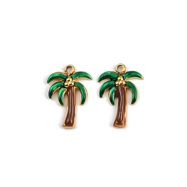 304 из нержавеющей стали шармы эмали, ионное покрытие (ip), очарование кокосовой пальмы