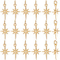 20 латунные подвески шт., с прыжковых колец, Полярная звезда