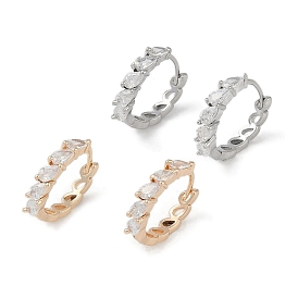 Серьги-кольца в виде стеклянных листьев, украшения из латуни для женщин