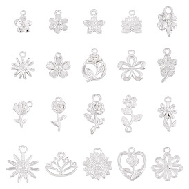 20шт. наборы подвесок из сплава, смешанный цветок