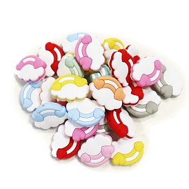Perles de silicone écologiques de qualité alimentaire cloud, perles à mâcher pour les jouets de dentition, Diy soins infirmiers colliers faisant