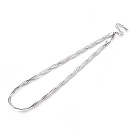 5.5мм 304 ожерелья из плетеной кубинской цепочки из нержавеющей стали, ионное покрытие (ip)