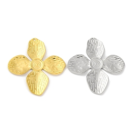 304 Stainless Steel Pendants, Flower Charm