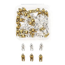 60шт 2цвета сплав подвеска, зуб