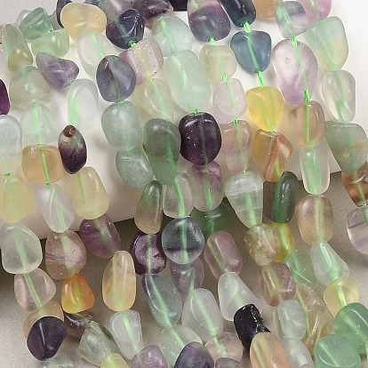 Природных красочные флюорита бисер нитей, самородки, упавший камень