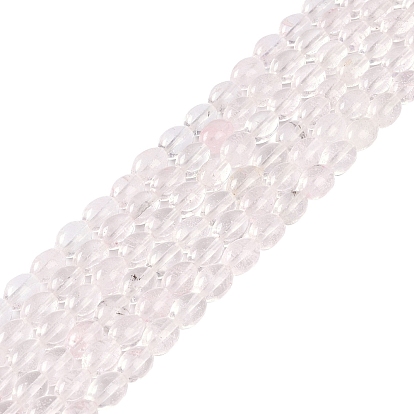Cuentas de piedras de cristal sandía hebras, oval