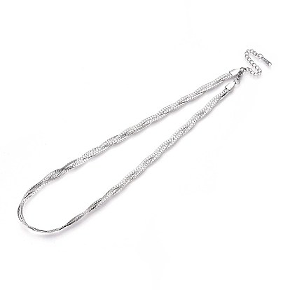 5.5мм 304 ожерелья из плетеной кубинской цепочки из нержавеющей стали, ионное покрытие (ip)